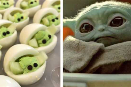 Here's How to Make Baby Yoda Deviled Eggs
